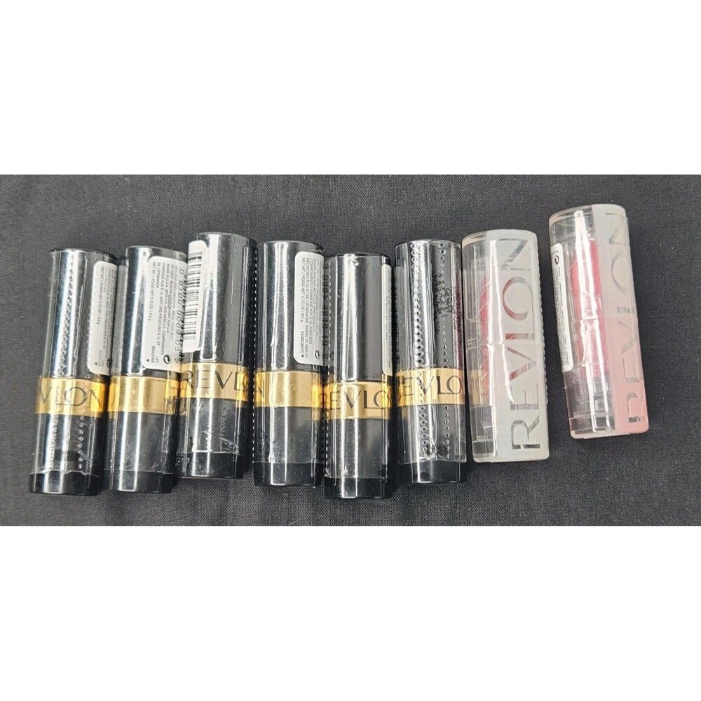 8 PACK Revlon Super Lustrous & Renewist Lipstick Sealed NEW, 110, 315, 473, 477